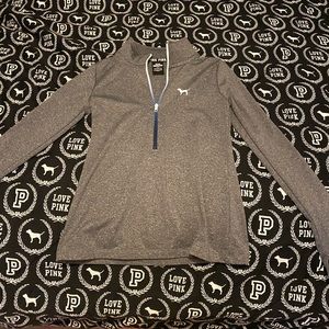 Victoria secret/pink quarter zip up never worn